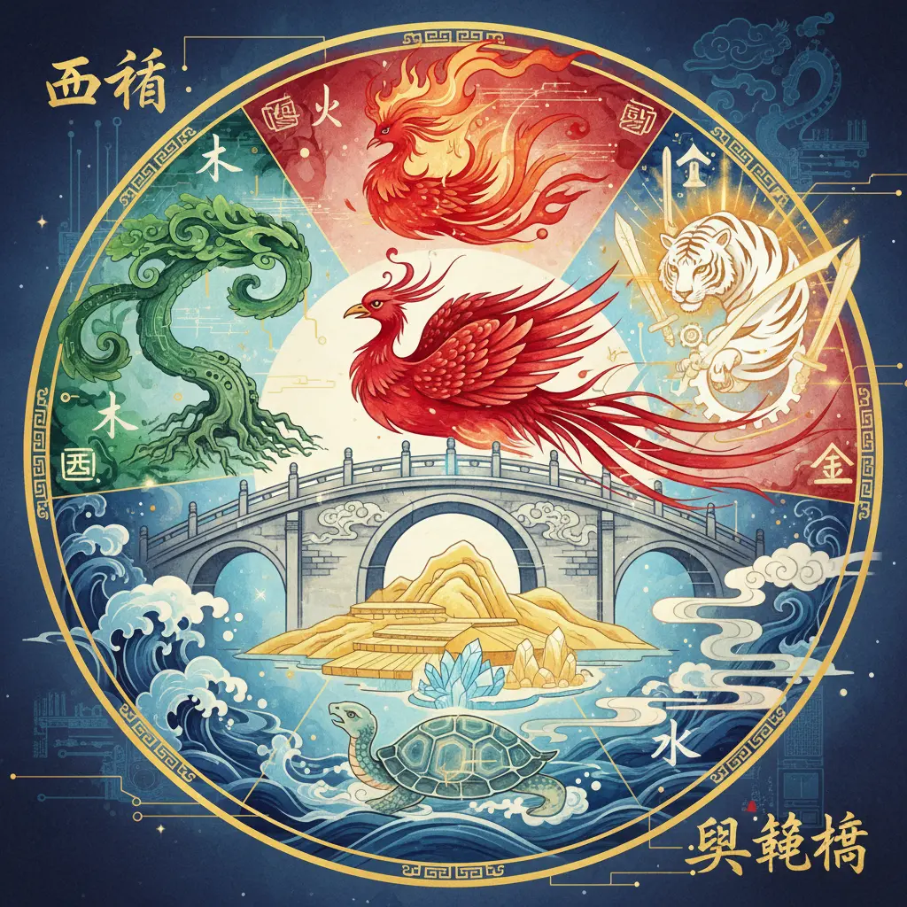 朱鵲橋 - 五行