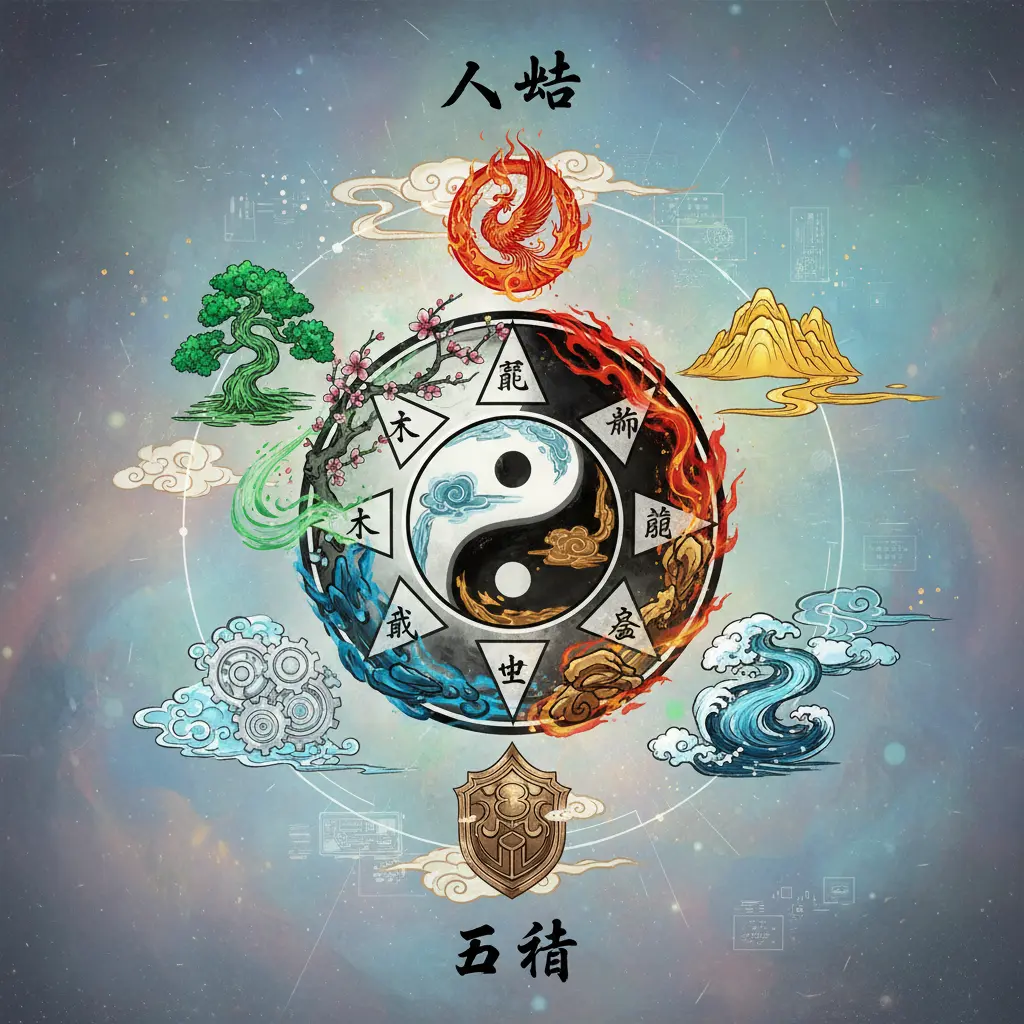 五行 - 八卦